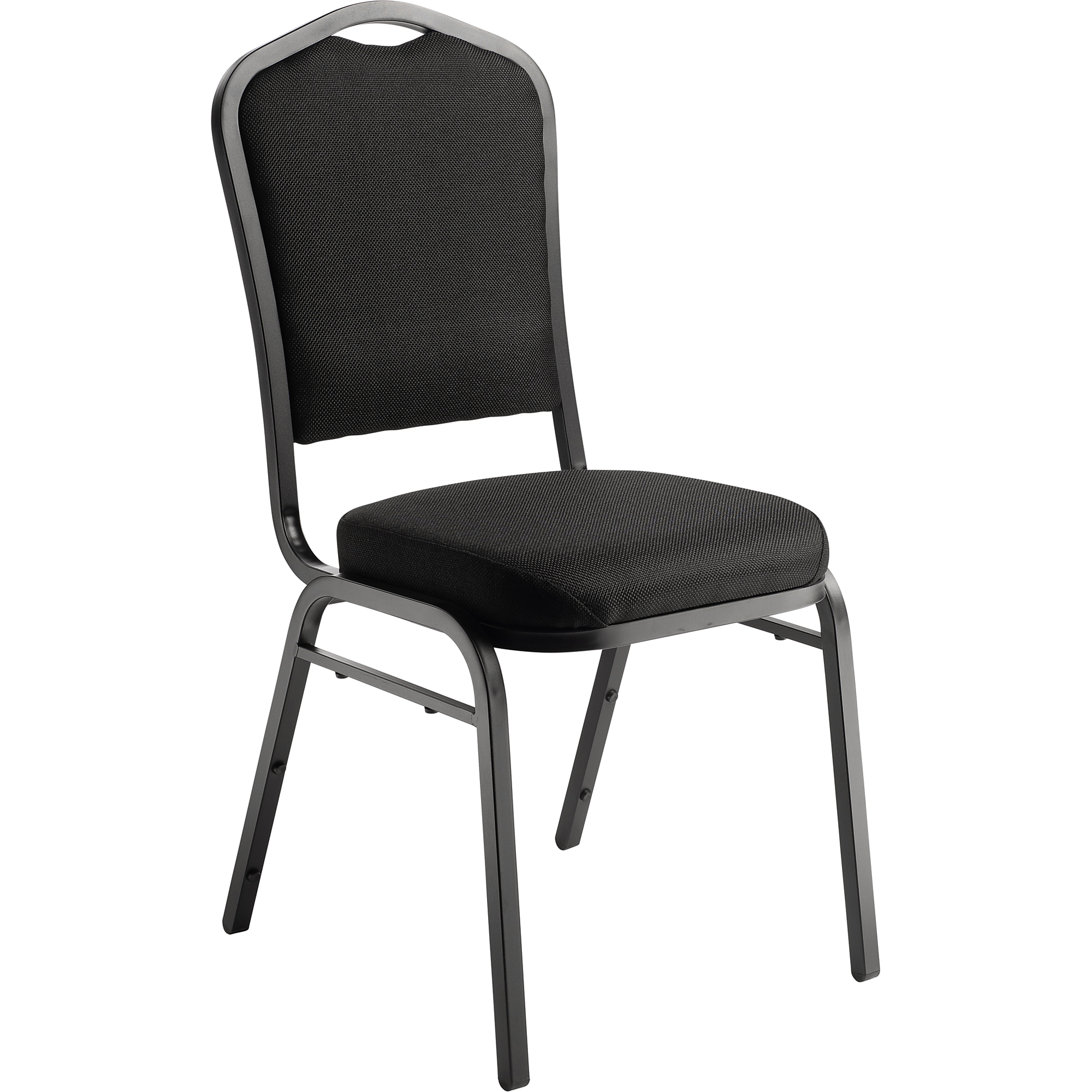 National Public Seating, 9300 Series Fabric Stack Chair, Primary Color Black, Included (qty.) 1, Seating Type Dining Chair, Model# 9360-BT